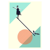 Ilustrace B is for balance, Maarten Léon, 30 × 40 cm