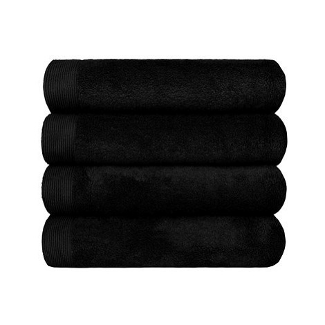 SCANquilt ručník MODAL SOFT černá 50 × 30 cm