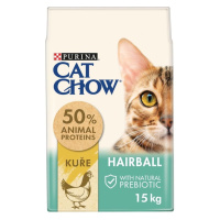 Purina Cat Chow Hairball Control kuře 15kg