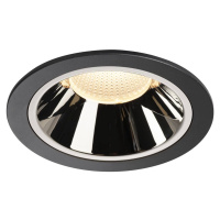 SLV BIG WHITE NUMINOS DL XL vnitřní LED zápustné stropní svítidlo černá/chrom 3000 K 20° 1004011
