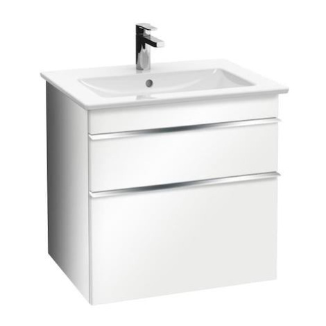 Koupelnová skříňka pod umyvadlo Villeroy & Boch Venticello 55,3x50,2x59 cm bílá lesk A92301DH