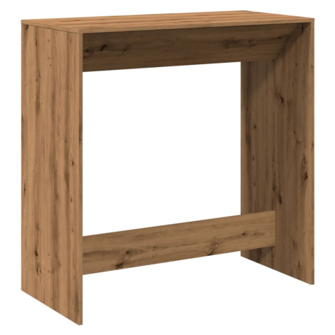 vidaXL Barový stůl dub artisan 102 x 50 x 103,5 cm kompozitní dřevo
