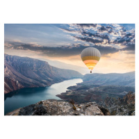 Fotografie Hot air balloons flying over the, guvendemir, 40 × 26.7 cm