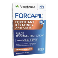 Arkopharma FORCAPIL Fortifiant Keratin ochrana pro vlasy a nehty 60cps.