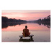 Fotografie Cambodia, Angkor Wat, Buddhist Monk at sunset, Martin Puddy, 40 × 26.7 cm