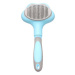 Nuxie 2706 Samočistící kartáč na psy a kočky Hair Brush modrý