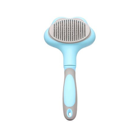 Nuxie 2706 Samočistící kartáč na psy a kočky Hair Brush modrý