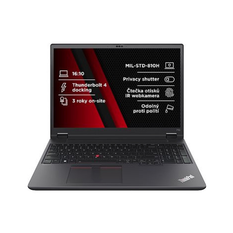 Lenovo ThinkPad P16v Gen 1 Thunder Black