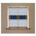 Dekorační vitrážová žakárová záclona PITTER 60 bílá 300x60 cm (cena za vrchní díl) MyBestHome