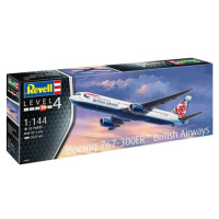 Plastic modelky letadlo 03862 - Boeing 767-300ER (British Airways Chelsea Rose) (1: 144)