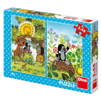 DINO - Krtek 2X48 Puzzle Nové