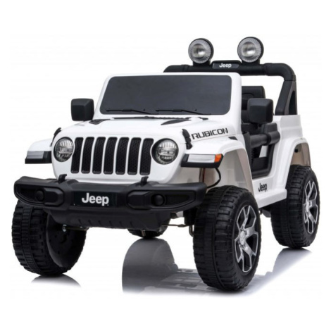Mamido Elektrické autíčko Jeep Wrangler Rubicon 4x4 bílé