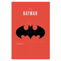 Umělecký tisk Batman - Emblem, (26.7 x 40 cm)