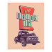 Ilustrace Retro Truck with Live Drive In, JDawnInk, 30 × 40 cm