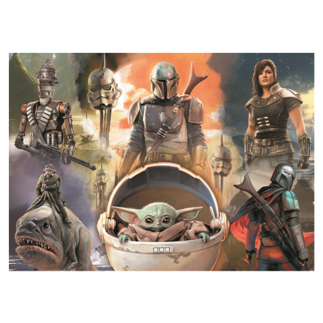 Trefl Puzzle The Mandalorian: Připraveni k boji 200 dílků