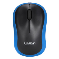 Marvo DWM100BL bezdrátová myš kancelářská černá/modrá