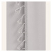 Světle šedý závěs Lara na stříbrných kolečkách se střapci 140 x 280 cm