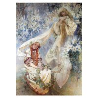 Obrazová reprodukce Madonna, Alfons Mucha, 30 × 40 cm