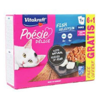 Vitakraft Cat Poésie Délisauce multipack rybí 6+1 x85g