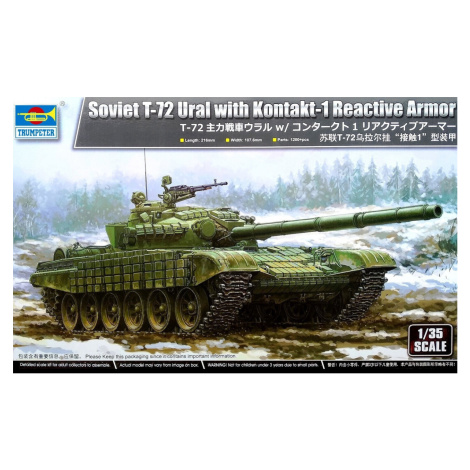 Trumpeter Soviet T-72 Ural with Kontakt-1 Reactive Armo 1:35