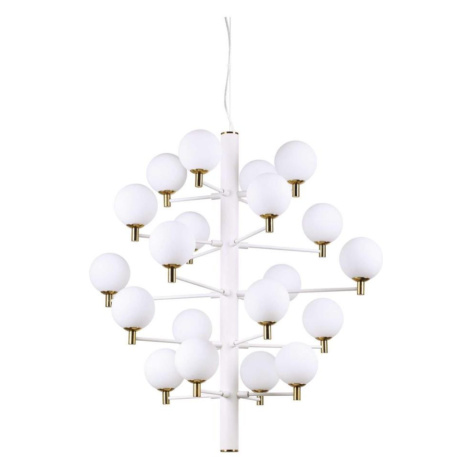Ideal Lux - LED Lustr na lanku COPERNICO 20xG9/3W/230V pr. 86 cm bílá 197326