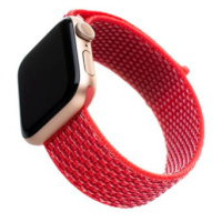 FIXED Nylon Strap pro Apple Watch 38/40/41mm tmavě růžový