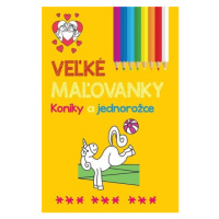 Veľké maľovanky Koníky a jednorožce