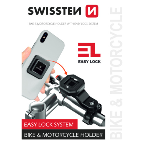 Držák Swissten Easy Lock Bike, černá