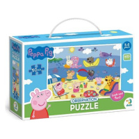 DODO Puzzle s hledáním obrázků Prasátko Peppa 50 dílků