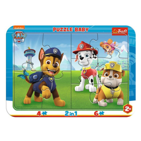 Trefl Baby rámkové Paw Patrol 80022 10 dílků