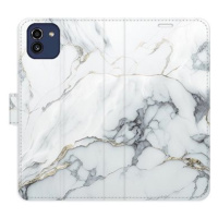 iSaprio flip pouzdro SilverMarble 15 pro Samsung Galaxy A03