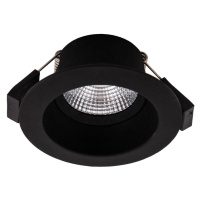 The Light Group SLC One Soft LED zapuštěný spot stmívatelný až teplý černý