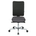 eurokraft pro Kancelářská otočná židle V3, čalouněné opěradlo, černá / antracitová