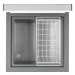 Klarstein Iceblokk, 98 l, šedý, mrazák, mrazicí box, 75W E