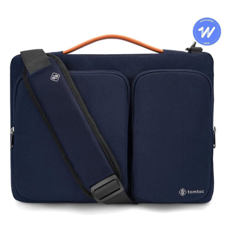 Brašna pro MacBook Pro 16" tomtoc Messenger - modrá