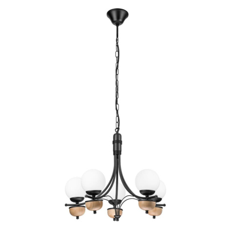 Brilagi - LED Lustr na řetězu COTTAGE 5xG9/40W/230V buk/bílá