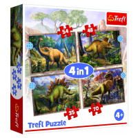 Puzzle 4v1 Dinosauři