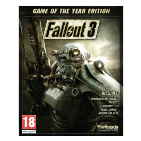 Fallout 3 - Game of the Year Edition (PC - Steam) BETHESDA