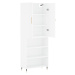 vidaXL Skříň highboard bílá 69,5 x 34 x 180 cm kompozitní dřevo