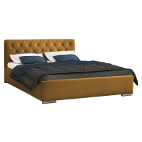 Eka Čalouněná postel ELEGANT - Fresh 120x200 cm Barva látky - Fresh: Hořčicová (37), Úložný pros