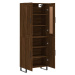 vidaXL Skříň highboard hnědý dub 69,5 x 34 x 180 cm kompozitní dřevo