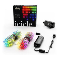 TWINKLY ICICLE rampouch 190LED, RGB, 5m