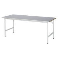 RAU Pracovní stůl, výškově přestavitelný, výška 800 - 850 mm, deska z ocelového plechu, š x h 20