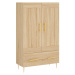 vidaXL Skříň highboard dub sonoma 69,5 x 31 x 115 cm kompozitní dřevo