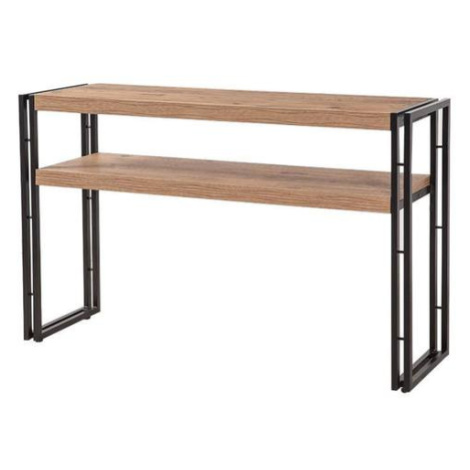 Konzolový stolek COSMO borovice/černá