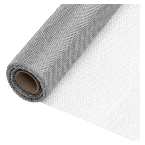 vidaXL Síť proti hmyzu nerezová ocel 112 x 2000 cm stříbrná