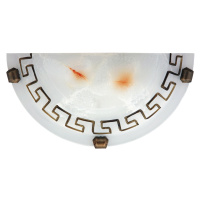 Rabalux nástěnné svítidlo Etrusco E27 1x MAX 60W bílé alabastrové sklo 7647