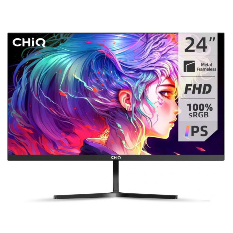 CHiQ MT 24F650 24\", FHD, 75 Hz, Frameless, černý