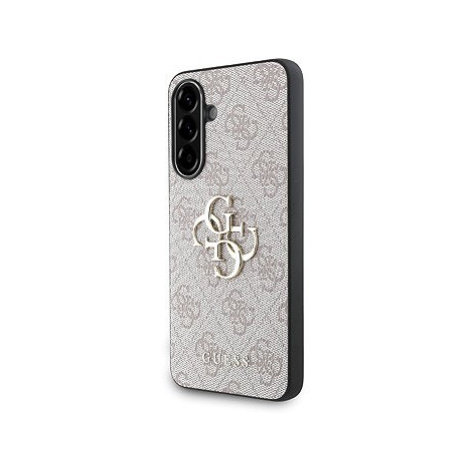 Guess PU 4G Metal Logo Zadní Kryt pro Samsung Galaxy A36 Pink