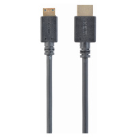 Kabel CABLEXPERT CC-HDMI4C-6 HDMI-HDMI mini 1,8m, 1.4, M/M stíněný, zlacené kontakty, černý